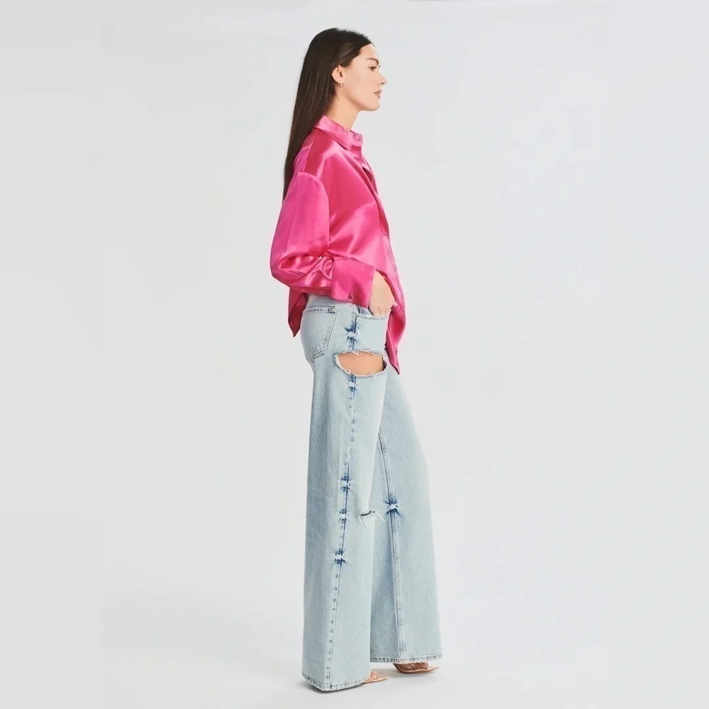 SER.O.YA Mel Top In Hot Pink